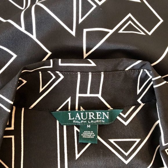 Ralph Lauren Women's Button Down Short Sleeve Top - Picture 3 of 3